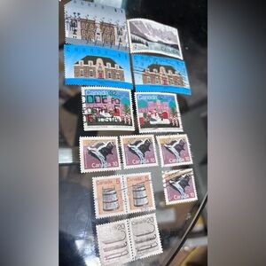 Vintage Canada Postage Stamp Collection